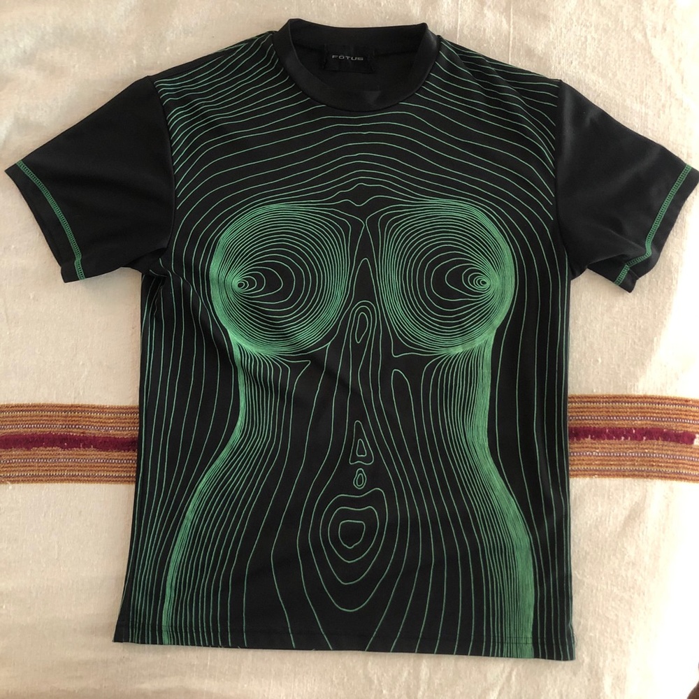 Fötus Green Cybertech tee